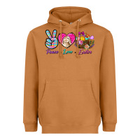 Meerkat Peace Love Easter Heavyweight Hoodie - BundleAndBundleShop