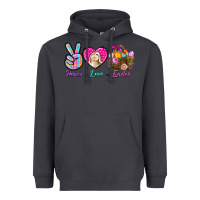 Smoke Peace Love Easter Heavyweight Hoodie - BundleAndBundleShop