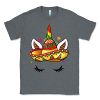 Charcoal Heather unicorn and sombrero Classic Tee - LillyAllenDesigns