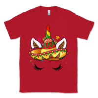 Red unicorn and sombrero Classic Tee - LillyAllenDesigns