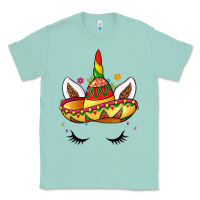 Seafoam unicorn and sombrero Classic Tee - LillyAllenDesigns