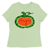 Matcha watermelon pumpkin Ladies Tee - Jasminsmagicworld