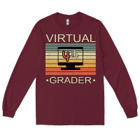 Burgundy Virtual 4th Grader Long Sleeve Tee - Bettercallsaul