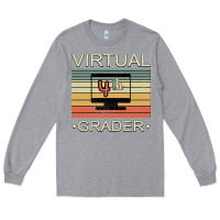 Heather Grey Virtual 4th Grader Long Sleeve Tee - Bettercallsaul
