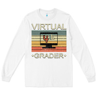 White Virtual 4th Grader Long Sleeve Tee - Bettercallsaul