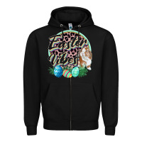 Black Easter vibes Easter Day Zipper Hoodie - CowGirlArtShop