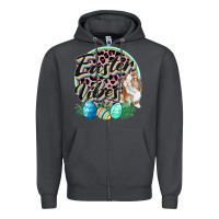 Smoke Easter vibes Easter Day Zipper Hoodie - CowGirlArtShop