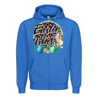 True Royal Easter vibes Easter Day Zipper Hoodie - CowGirlArtShop