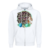 White Easter vibes Easter Day Zipper Hoodie - CowGirlArtShop