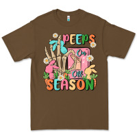 Cacao peeps season mode on Premium Tee - MaliasSmallBusiness