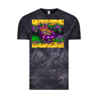 Cloud Black mardi gras lips Vintage Tee - LillyAllenDesigns