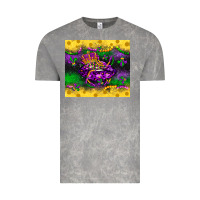 Cloud Rock mardi gras lips Vintage Tee - LillyAllenDesigns