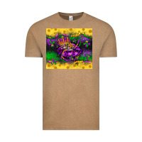 Vintage Coffee mardi gras lips Vintage Tee - LillyAllenDesigns