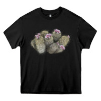 Black cob beehive cactus Heavy Core Tee - LillyAllenDesigns