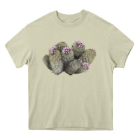 Mossy cob beehive cactus Heavy Core Tee - LillyAllenDesigns