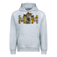 Heather Grey hampshire sheep mom Mother's Day Urban Hoodie - LillyAllenDesigns