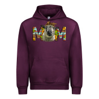 Mauve Wine hampshire sheep mom Mother's Day Urban Hoodie - LillyAllenDesigns