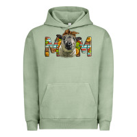 Pigment Oil Green hampshire sheep mom Mother's Day Urban Hoodie - LillyAllenDesigns