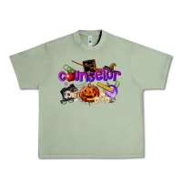 Oil Green Counselor Halloween Urban Heavy Tee - LillyAllenDesigns