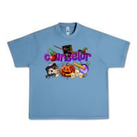 Pebble Blue Counselor Halloween Urban Heavy Tee - LillyAllenDesigns