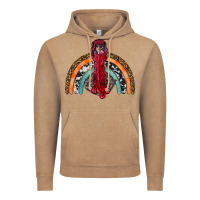 Vintage Coffee thanksgiving turkey rainbow Vintage Hoodie - RanaPortraitStore
