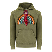 Vintage Olive thanksgiving turkey rainbow Vintage Hoodie - RanaPortraitStore