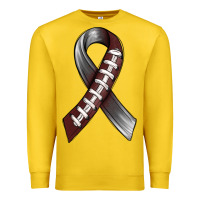 Lemon Gray Ribbon American Football Premium Sweatshirt - BundleAndBundleShop