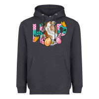 Smoke Hop Bunny Easter Heavyweight Hoodie - BundleAndBundleShop