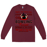 Burgundy My Bowling Long Sleeve Tee - Bettercallsaul