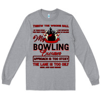 Heather Grey My Bowling Long Sleeve Tee - Bettercallsaul
