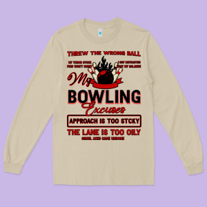 My Bowling Long Sleeve Tee Designed By Bettercallsaul