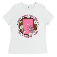 White i don't watch prn i read it like a fucking lady Ladies Tee - MaliasSmallBusiness