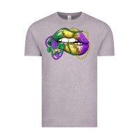 Vintage Zinc mardi gras lips Vintage Tee - LillyAllenDesigns