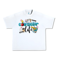 White Counselor Life Urban Heavy Tee - LillyAllenDesigns