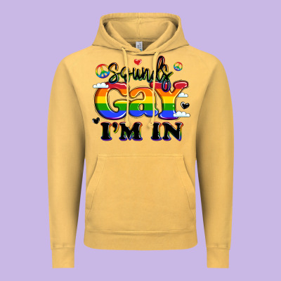 Sounds Gay I'm In Vintage Hoodie Designed By Lillyallendesigns