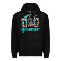 Black western dog groomer Premium Hoodie - OliviaCreatesArt