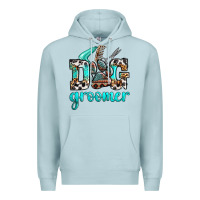 Blue Mist western dog groomer Premium Hoodie - OliviaCreatesArt