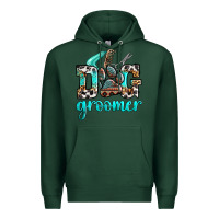 Sports Green western dog groomer Premium Hoodie - OliviaCreatesArt