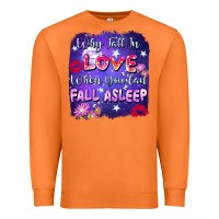 Carrot Why Fall İn Love When You Can Fall Asleep Premium Sweatshirt - FaDigitalArtStudio