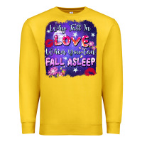 Lemon Why Fall İn Love When You Can Fall Asleep Premium Sweatshirt - FaDigitalArtStudio
