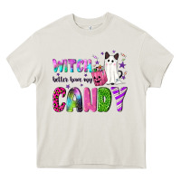 Cream Witch better have my candy Heavy Core Tee - NancyCooperArtShop