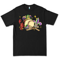 Black mardi gras baseball Premium Tee - MaliasSmallBusiness