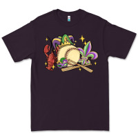 Plum mardi gras baseball Premium Tee - MaliasSmallBusiness