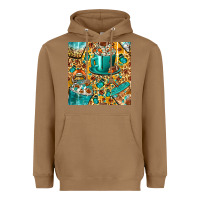 Toasted Coconut american football coffee cups with butterfly and leopard seamless patt Heavyweight Hoodie - BundleAndBundleShop