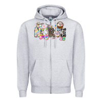 Heather Grey Easter Nurse  Easter Day Zipper Hoodie - CowGirlArtShop