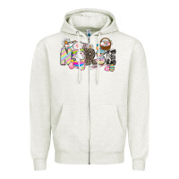 Oatmeal Heather Easter Nurse  Easter Day Zipper Hoodie - CowGirlArtShop