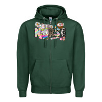 Sports Green Easter Nurse  Easter Day Zipper Hoodie - CowGirlArtShop