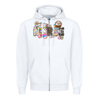 White Easter Nurse  Easter Day Zipper Hoodie - CowGirlArtShop
