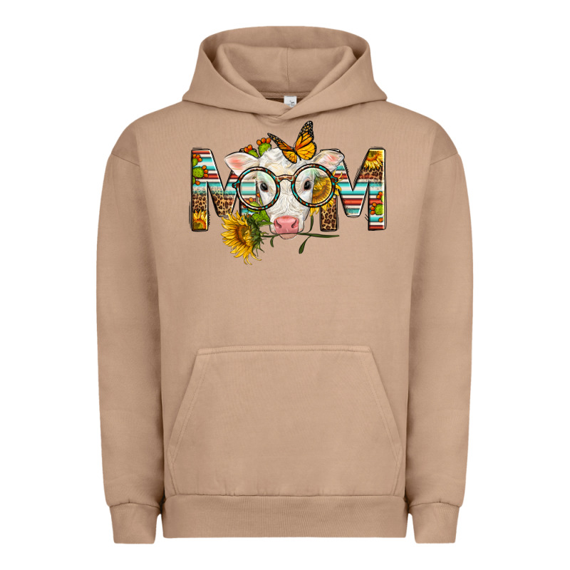 Western Baby Calf Mom With Sunflower Mother's Day Urban Hoodie by LillyAllenDesigns | Teevron
