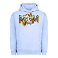 Pigment Grape Ice Western Baby Calf Mom With Sunflower Mother's Day Urban Hoodie - LillyAllenDesigns